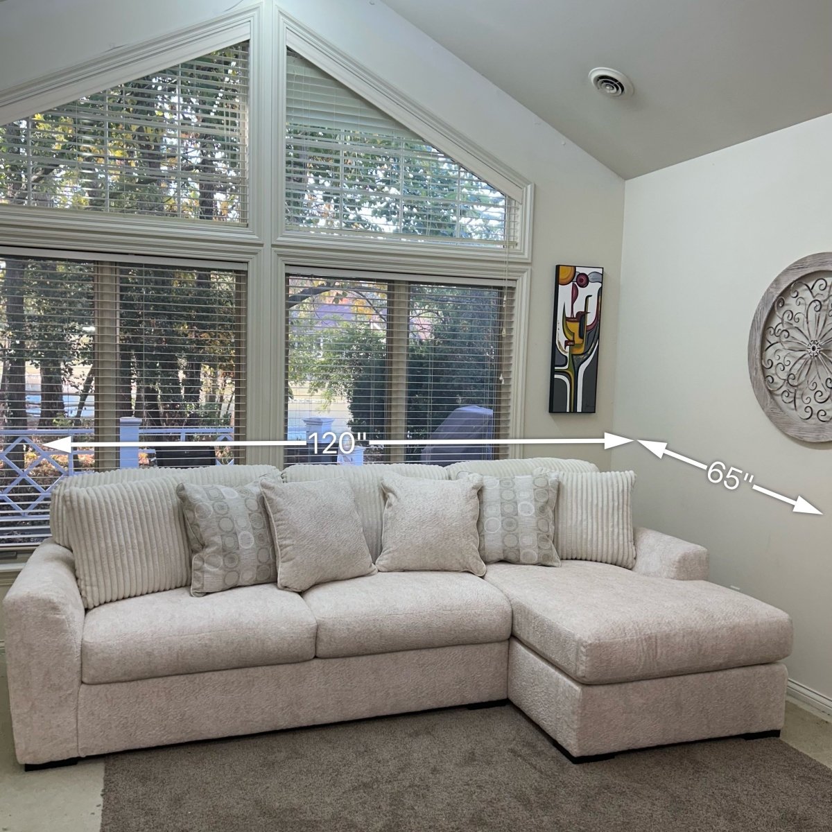 Ashley Chessington 2 - Piece Sectional with Chaise - Modern Living For Less Furniture