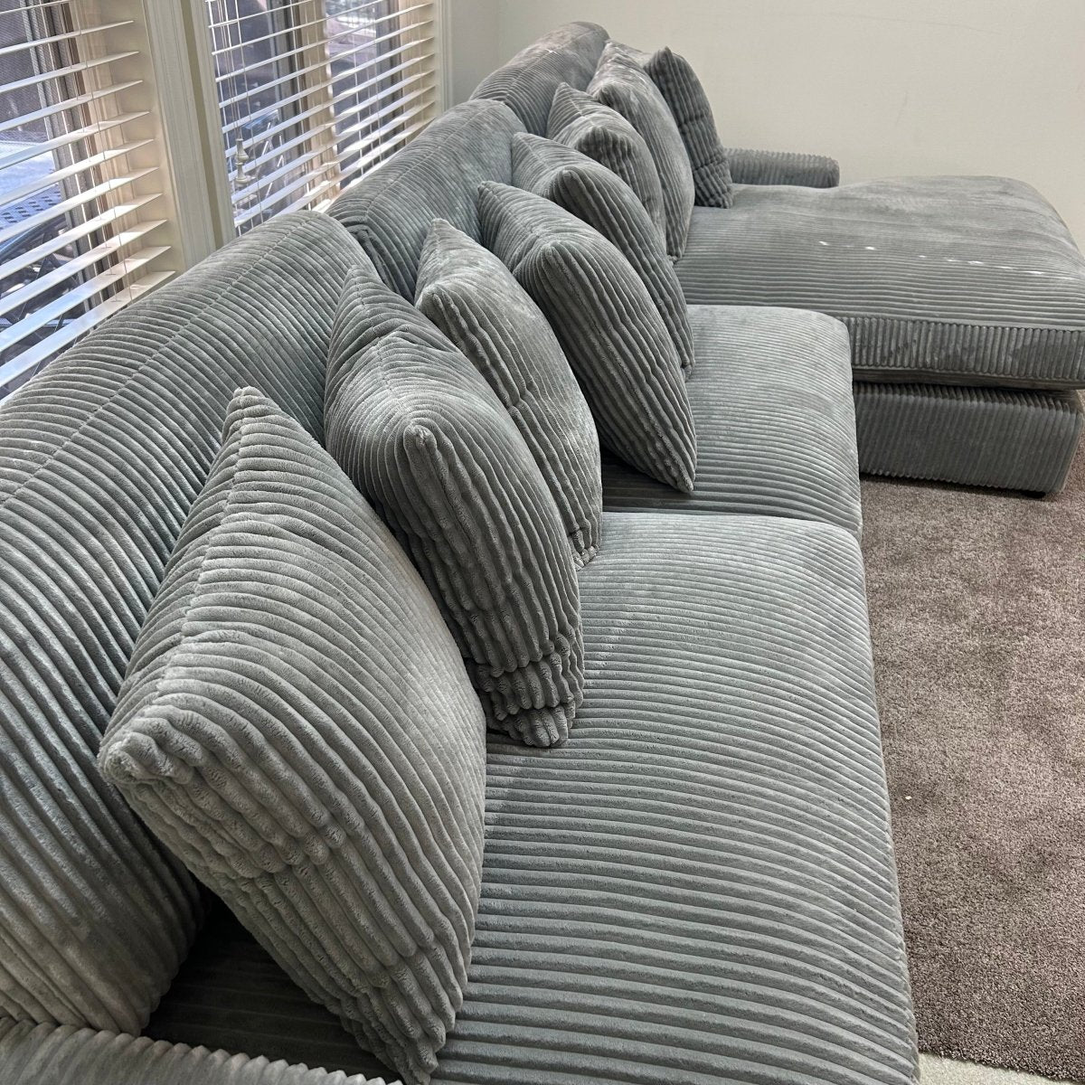 Coaster Blaine 3 - Piece Reversible Chaise Sectional - Modern Living For Less Furniture