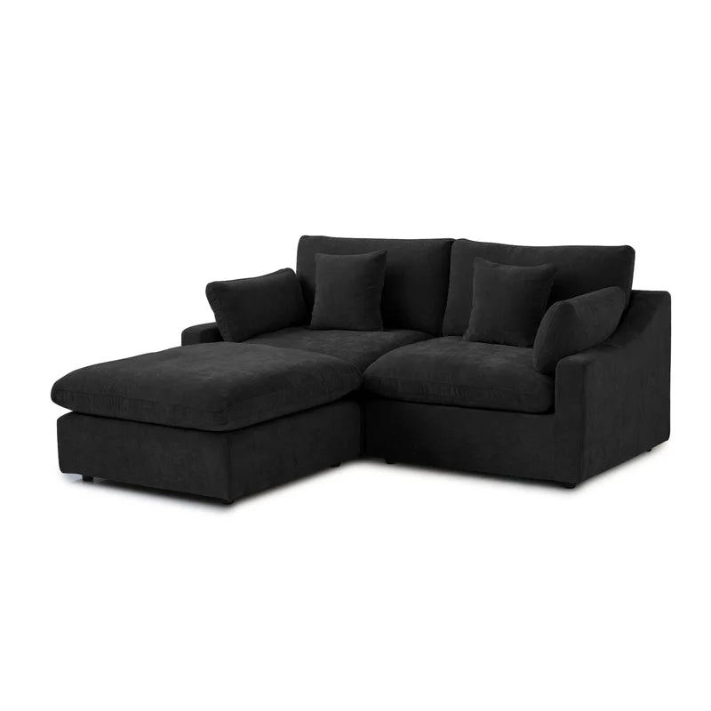 Nova Slope Cloud Collection - Black - Modern Living For Less Furniture