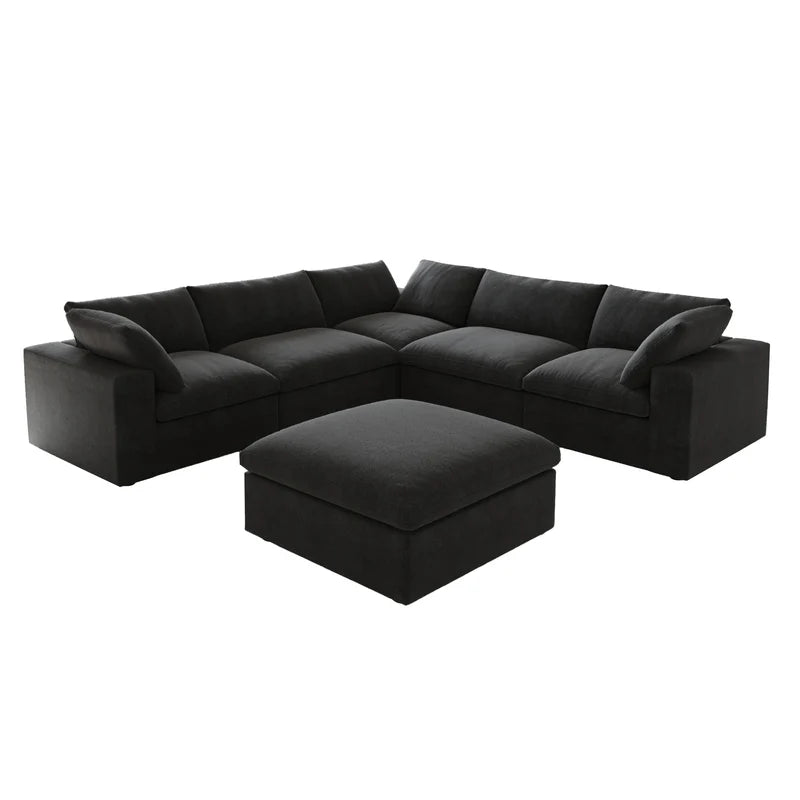 Nova Slope Cloud Collection - Black - Modern Living For Less Furniture