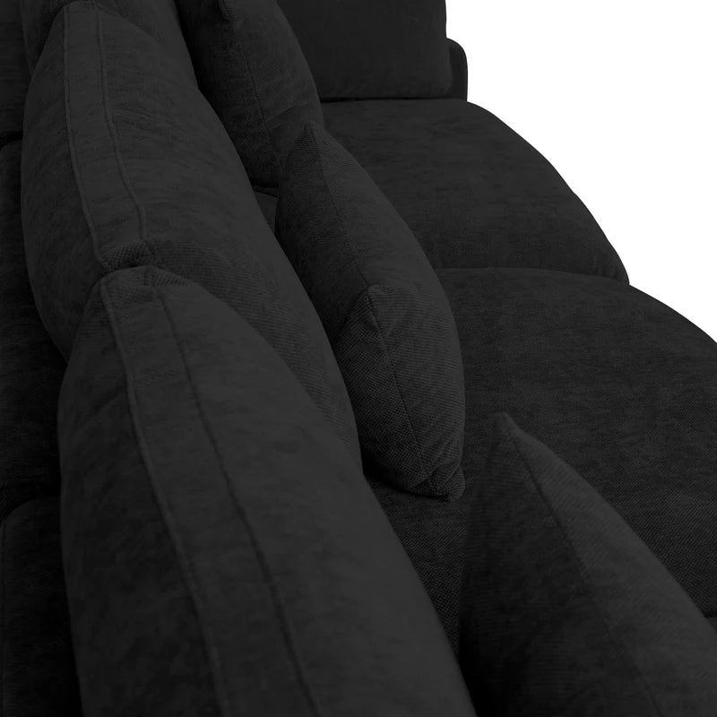 Nova Slope Cloud Collection - Black - Modern Living For Less Furniture