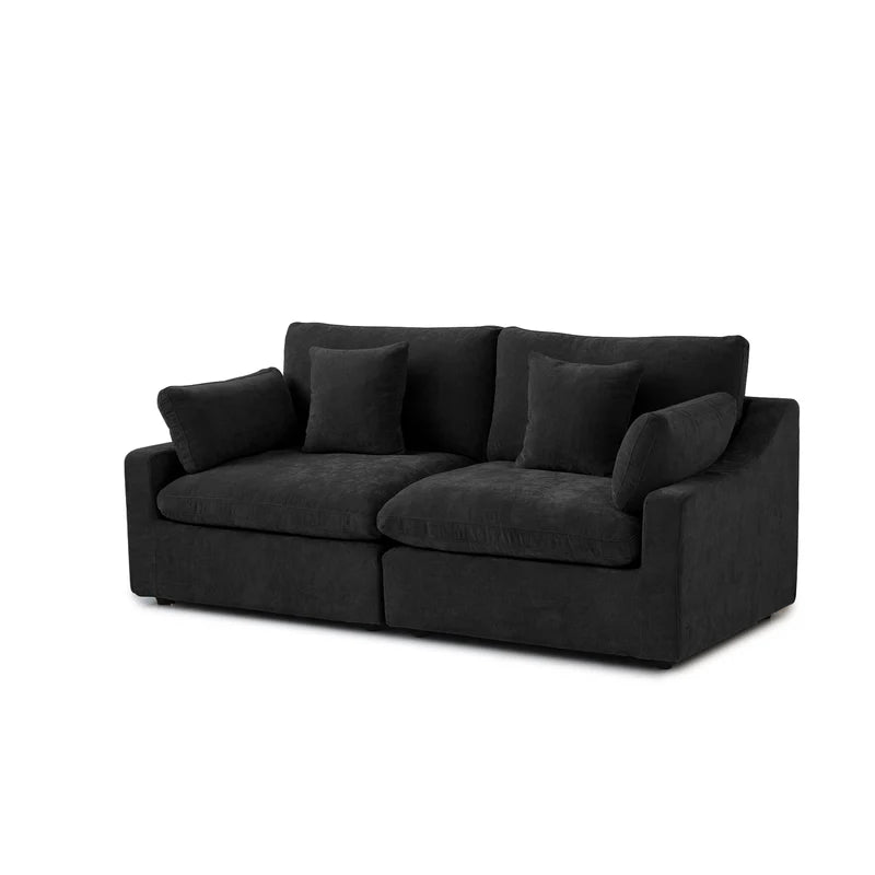 Nova Slope Cloud Collection - Black - Modern Living For Less Furniture