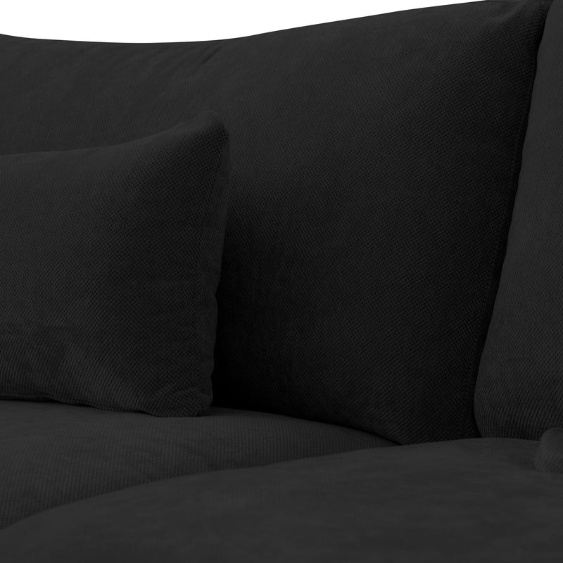 Nova Slope Cloud Collection - Black - Modern Living For Less Furniture