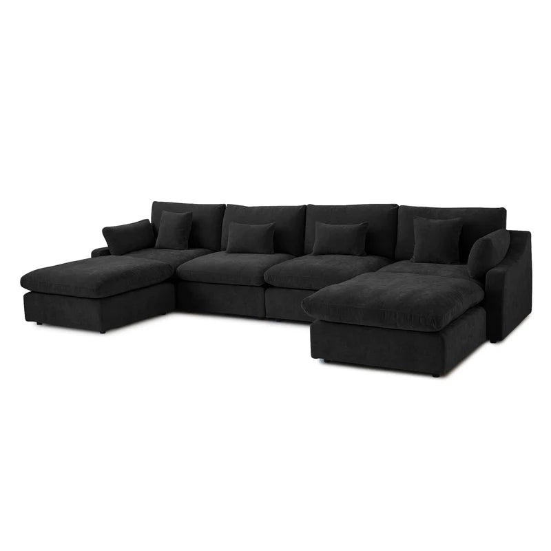 Nova Slope Cloud Collection - Black - Modern Living For Less Furniture