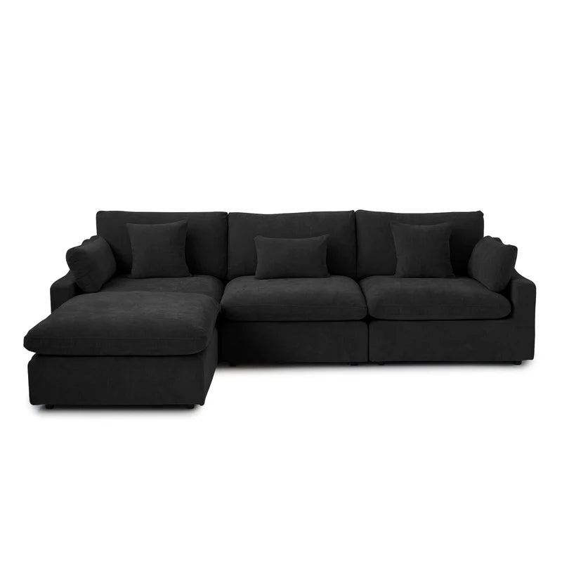 Nova Slope Cloud Collection - Black - Modern Living For Less Furniture