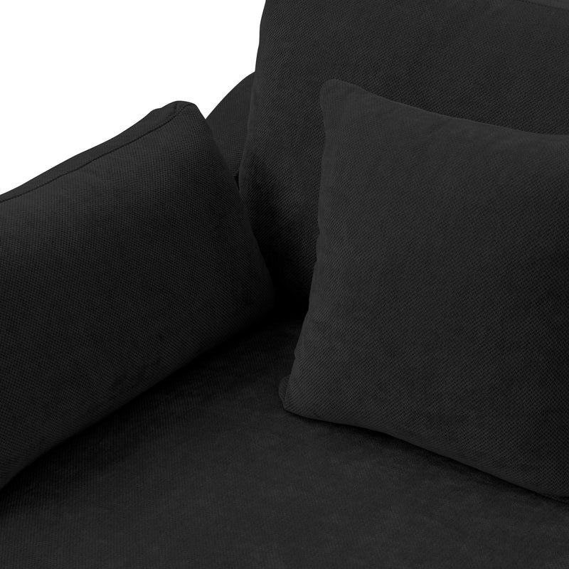 Nova Slope Cloud Collection - Black - Modern Living For Less Furniture