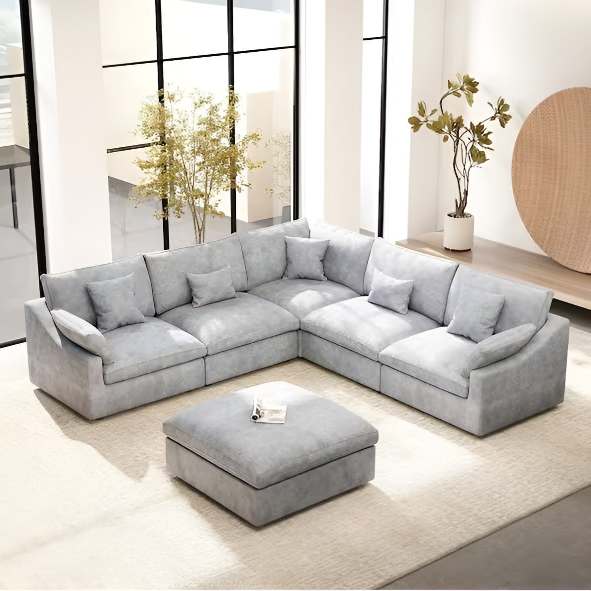 Nova Slope Cloud Collection - Gray - Modern Living For Less Furniture