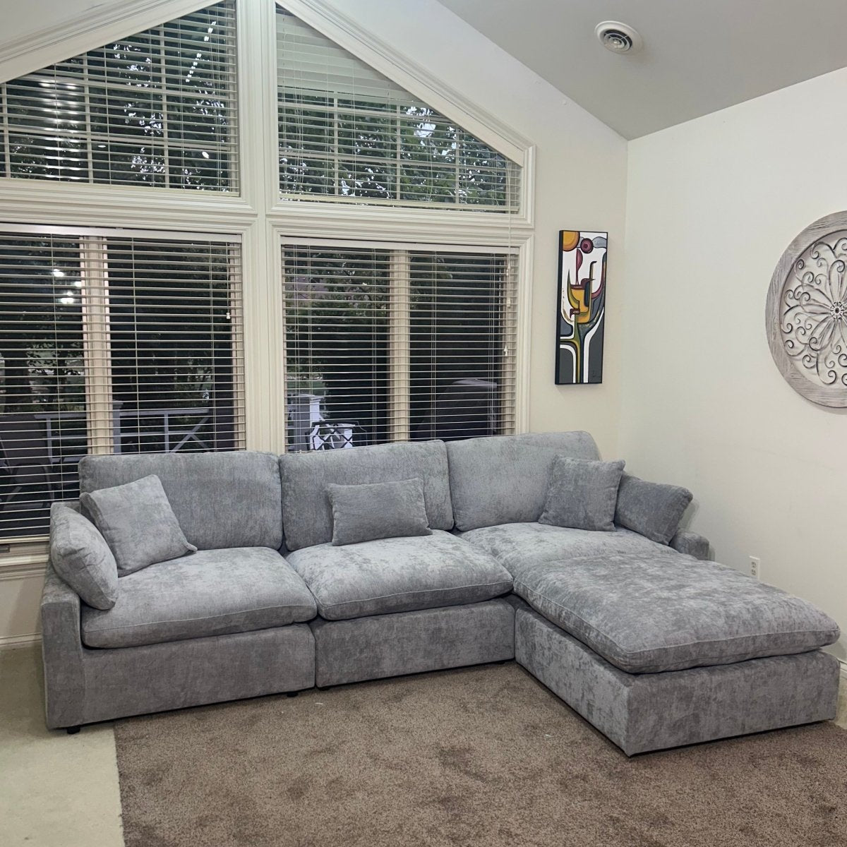 Nova Slope Cloud Collection - Gray - Modern Living For Less Furniture