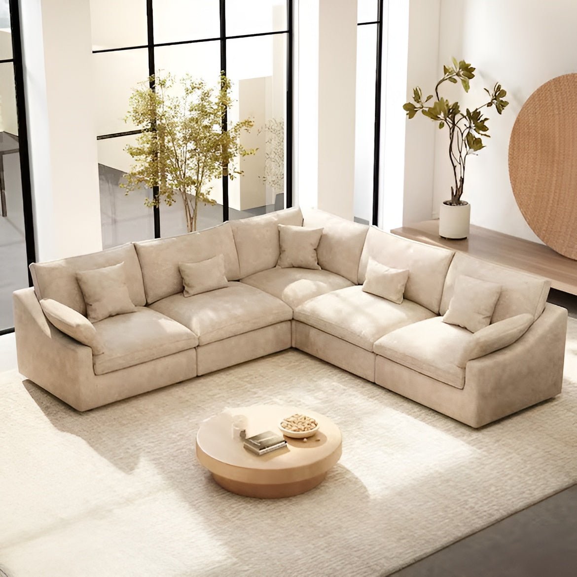 Nova Slope Cloud Collection - Khaki - Modern Living For Less Furniture