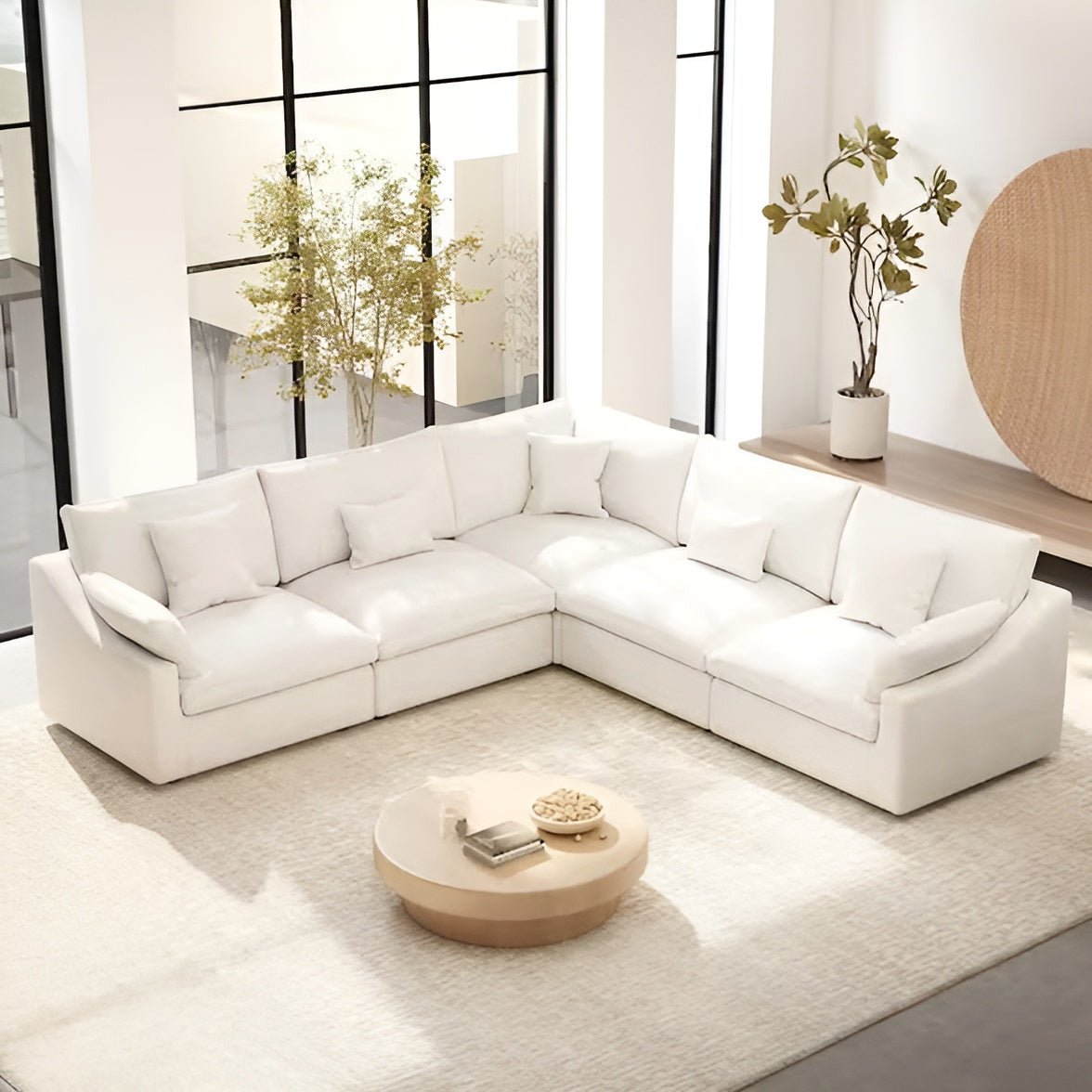 Nova Slope Cloud Collection - White - Modern Living For Less Furniture