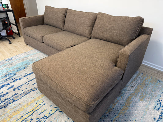 Crate & Barrel Barrett 2-Piece Sectional