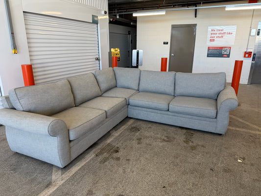 Pottery Barn Pearce Roll Arm 2-Piece Sectional