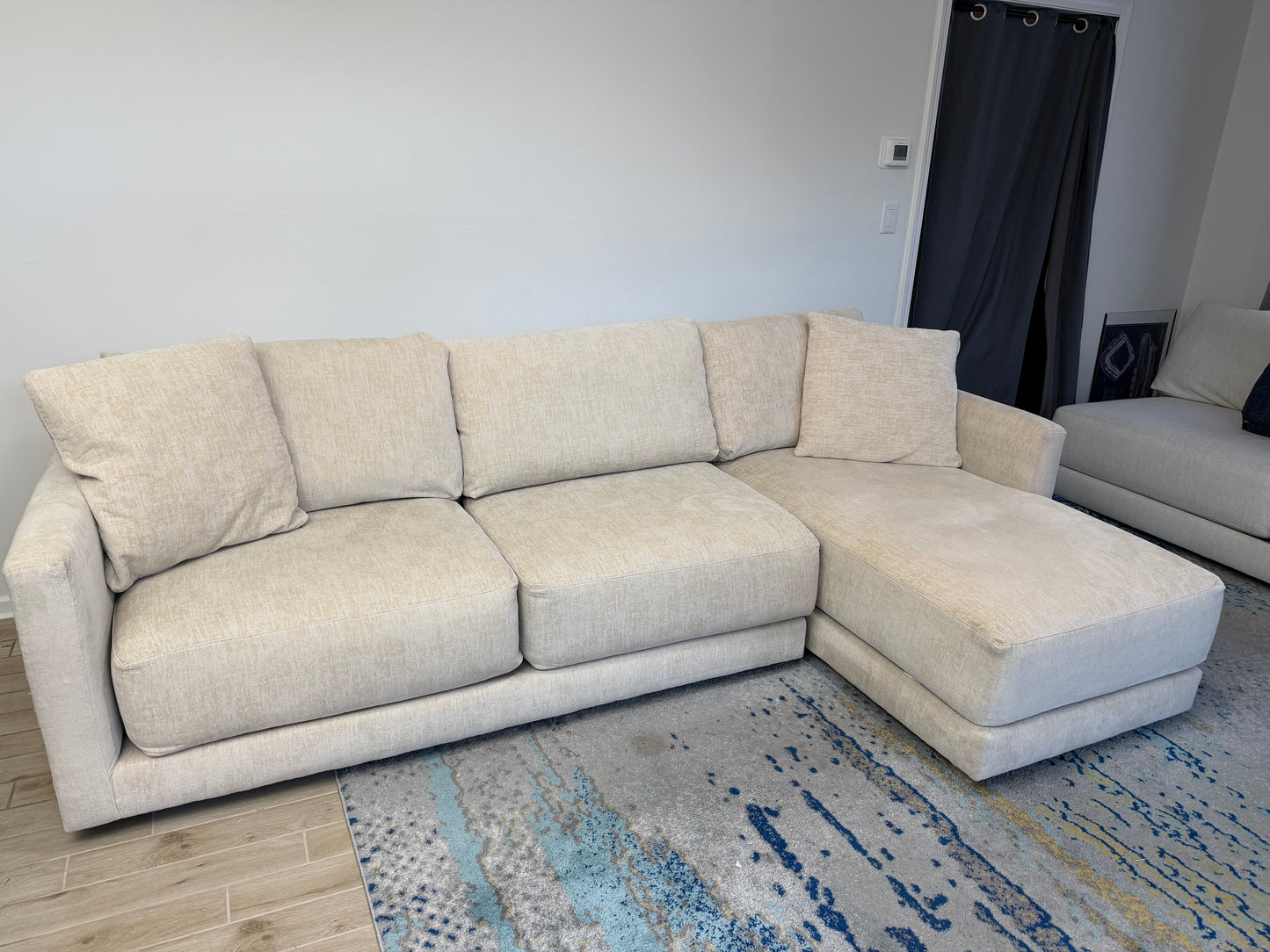 Crate & Barrel Gather 2-Piece Sectional