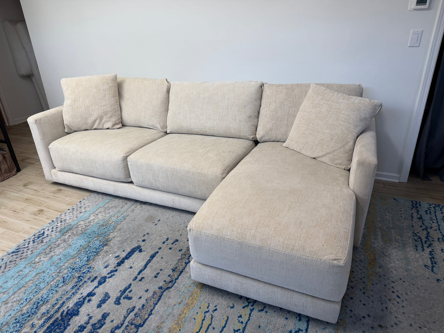 Crate & Barrel Gather 2-Piece Sectional