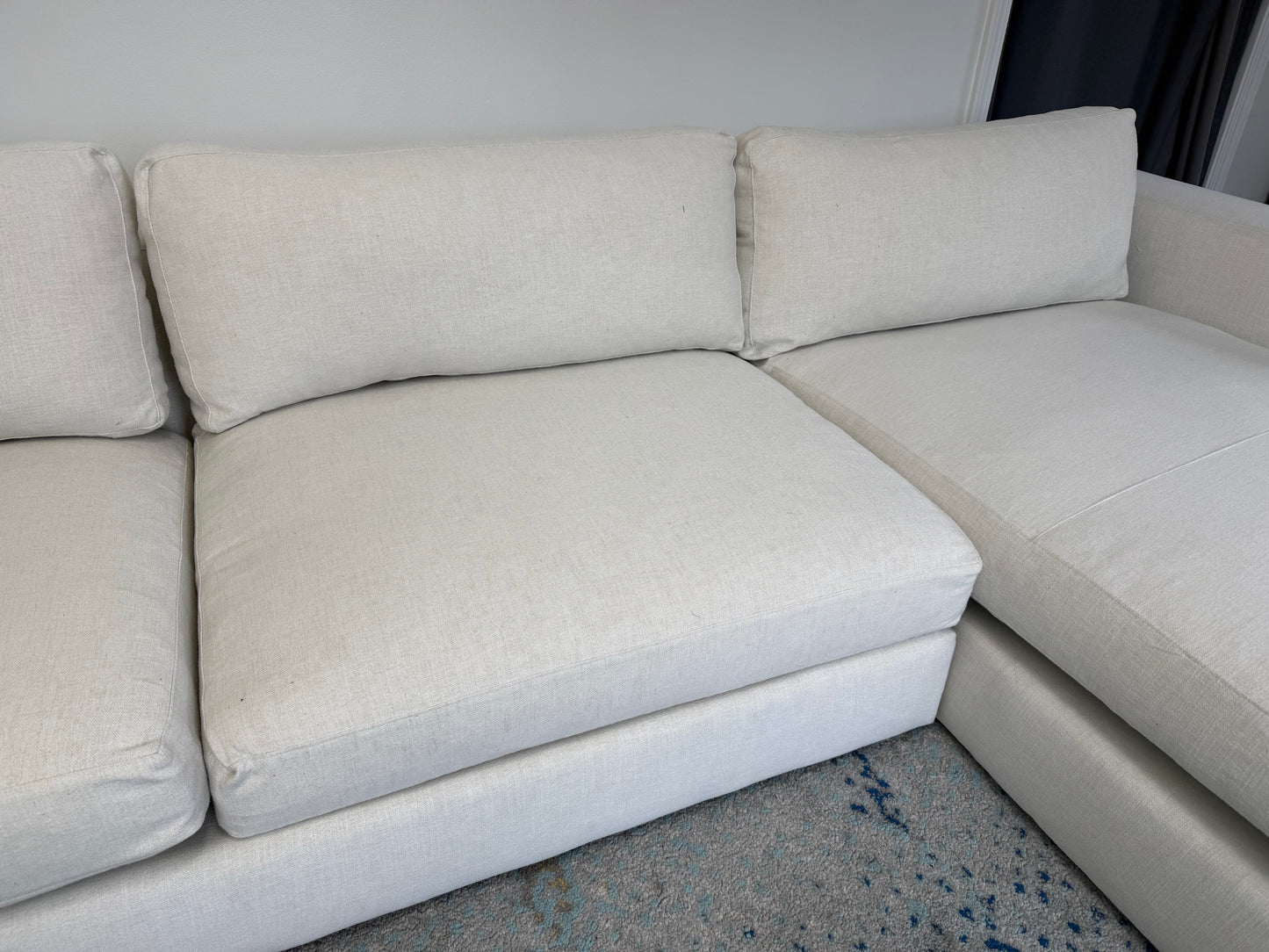 Crate & Barrel Oceanside 2-Piece Sectional