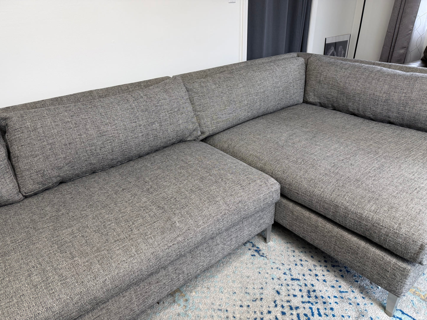 CB2 Decker 2-Piece Sectional