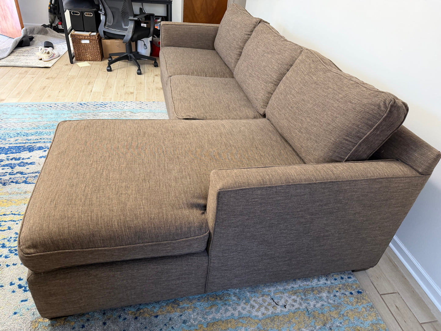 Crate & Barrel Barrett 2-Piece Sectional