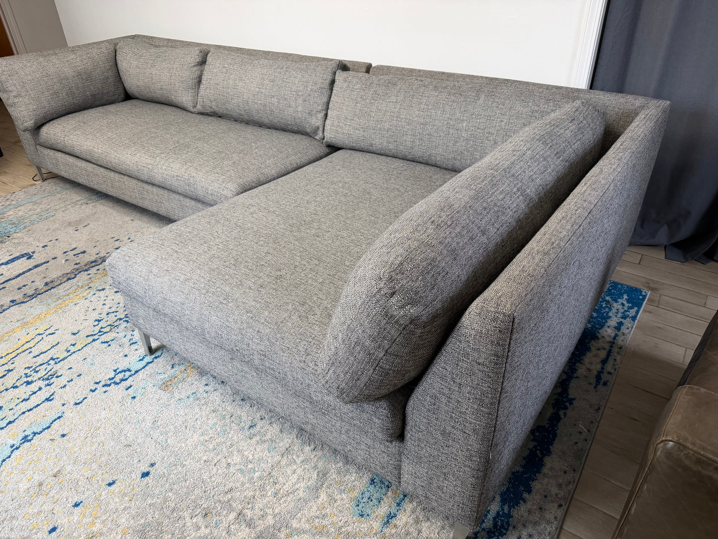 CB2 Decker 2-Piece Sectional