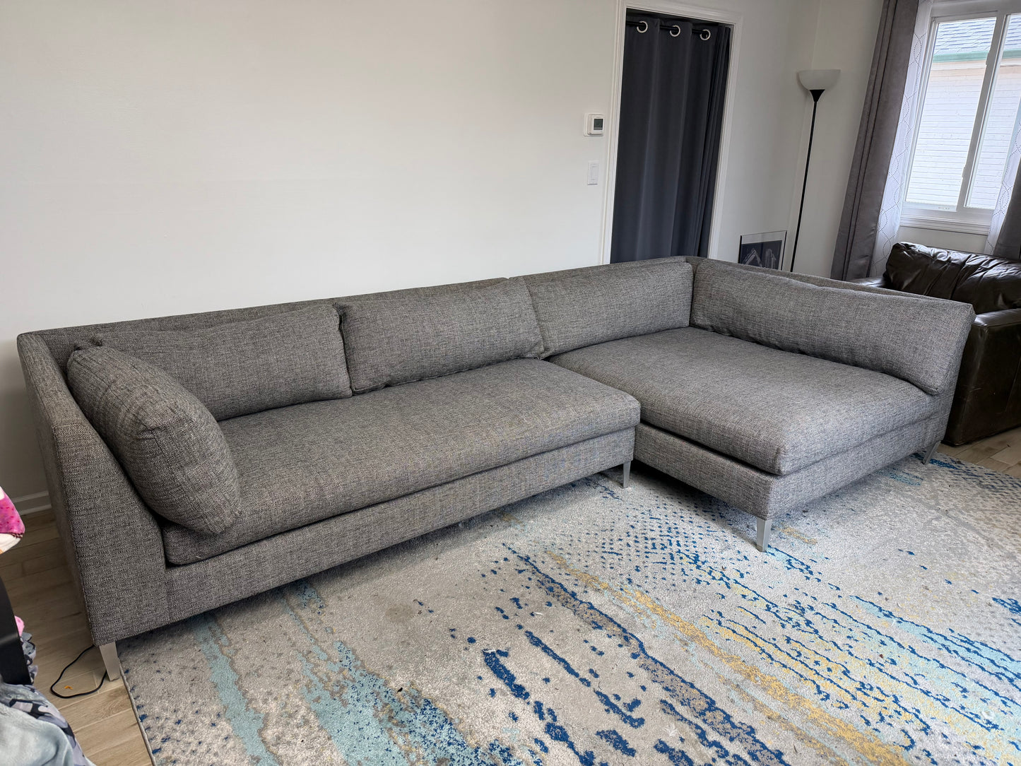 CB2 Decker 2-Piece Sectional