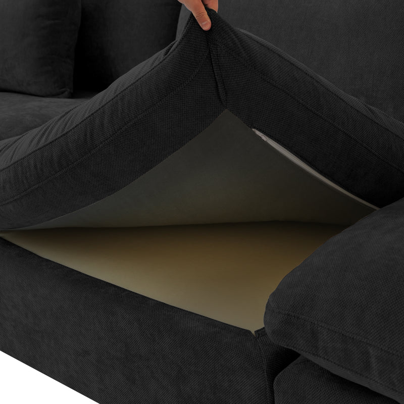 Nova Slope Cloud Collection - Black - Modern Living For Less Furniture
