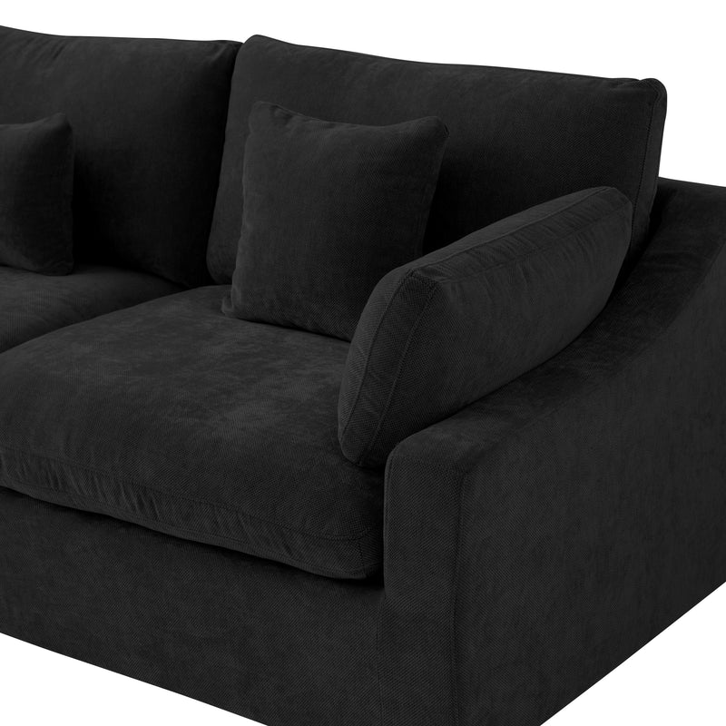 Nova Slope Cloud Collection - Black - Modern Living For Less Furniture