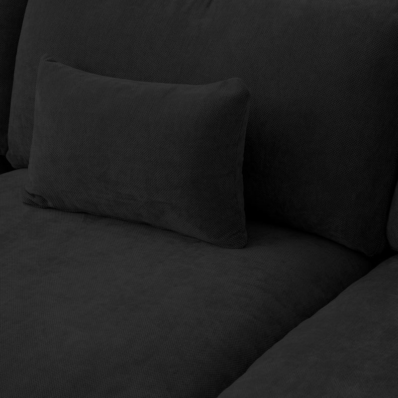 Nova Slope Cloud Collection - Black - Modern Living For Less Furniture