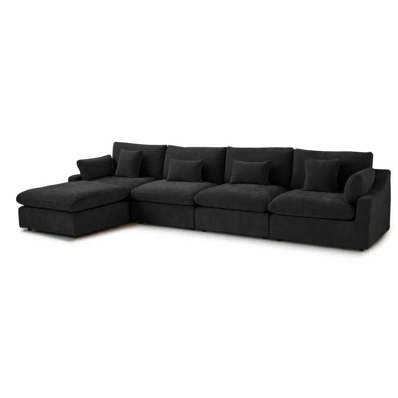 Nova Slope Cloud Collection - Black - Modern Living For Less Furniture