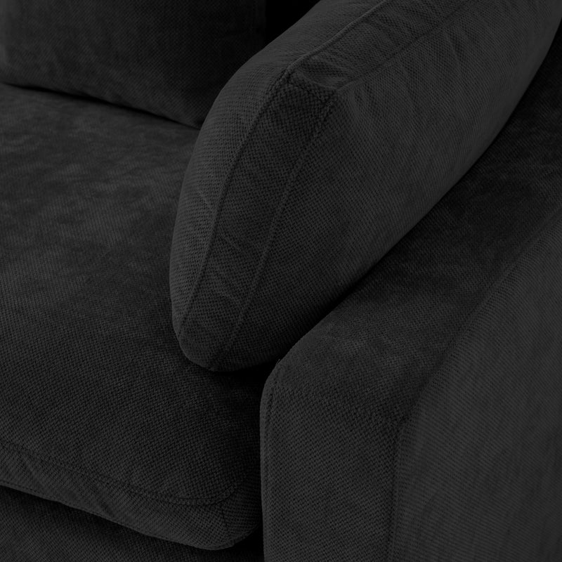 Nova Slope Cloud Collection - Black - Modern Living For Less Furniture