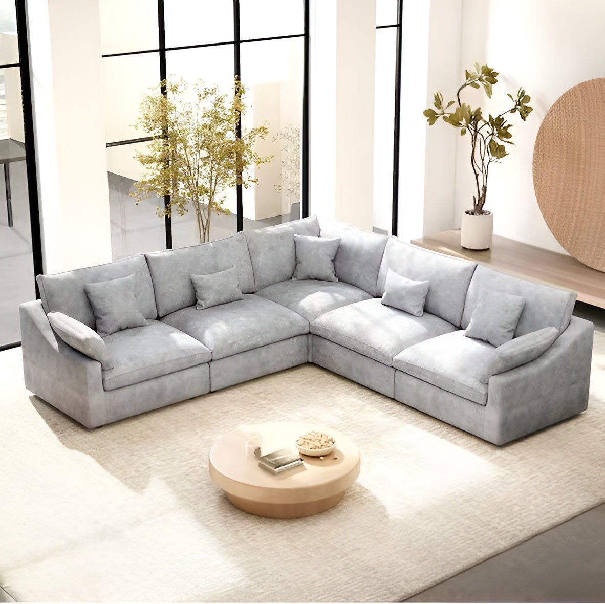 Nova Slope Cloud Collection - Gray - Modern Living For Less Furniture