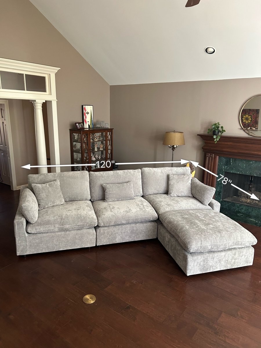 Nova Slope Cloud Collection - Gray - Modern Living For Less Furniture