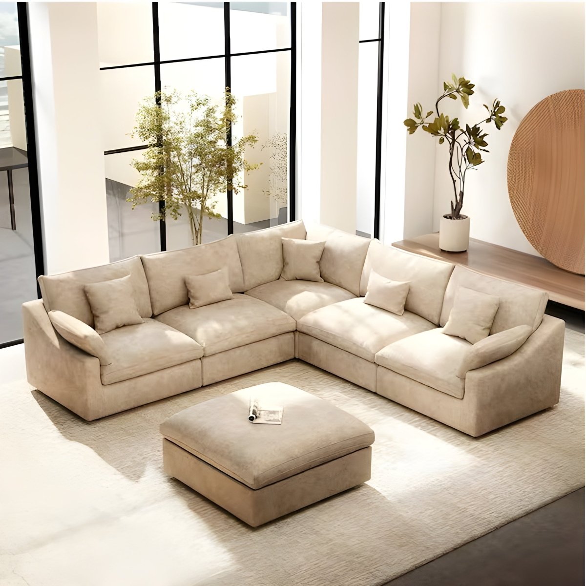 Nova Slope Cloud Collection - Khaki - Modern Living For Less Furniture