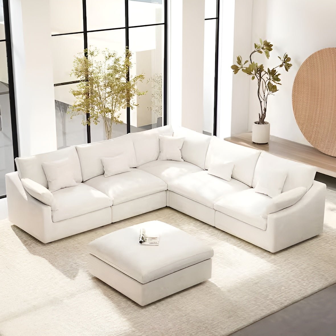 Nova Slope Cloud Collection - White - Modern Living For Less Furniture