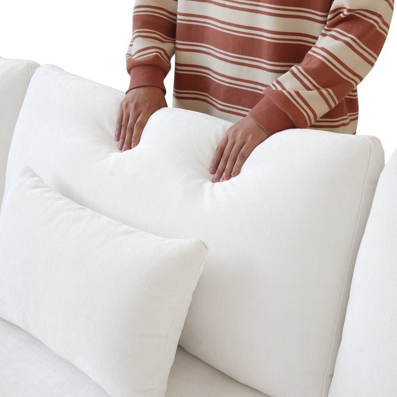 Nova Slope Cloud Collection - White - Modern Living For Less Furniture