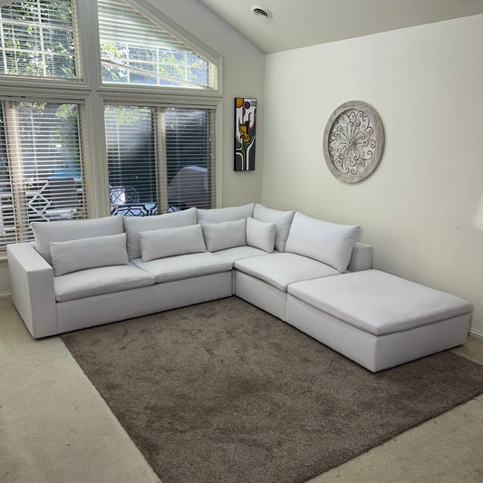 West Elm Harmony 4 - Piece Sectional - Modern Living For Less Furniture